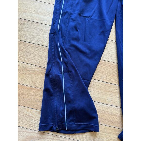 Under Armour Track Pants Navy Blue Medium | Zip Ankles | Lightweight Activewear - Picture 3 of 4